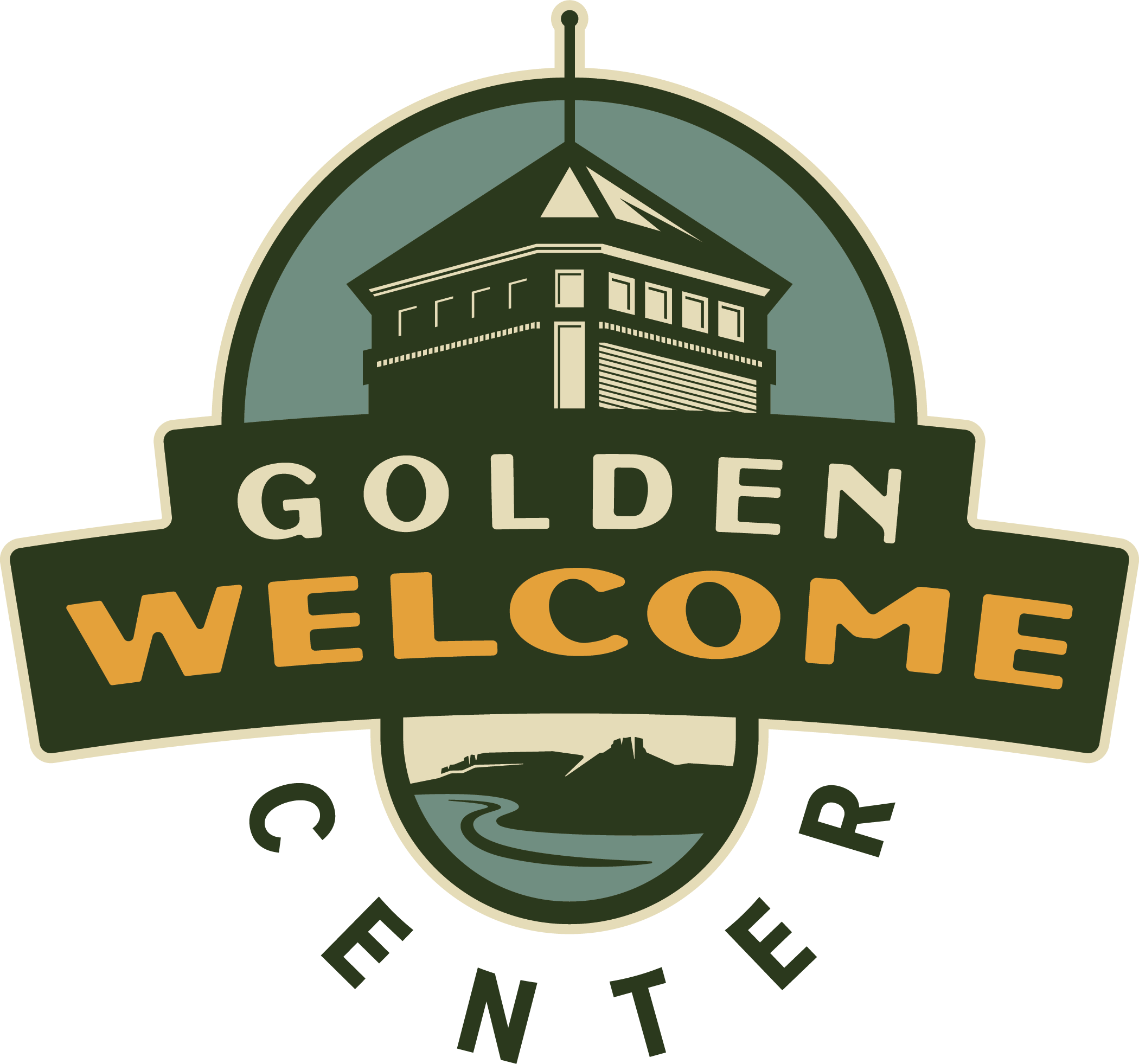 Golden Welcome Center Logo